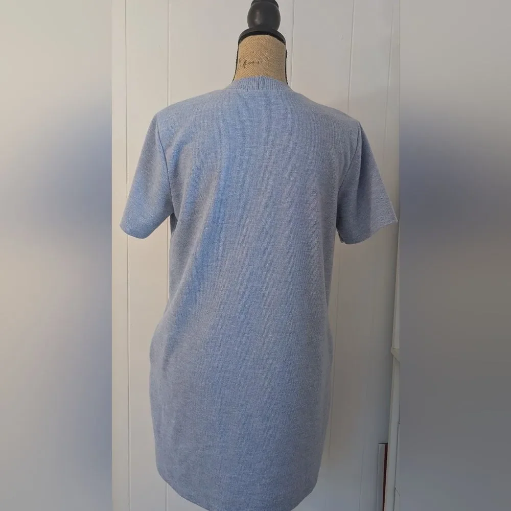 Steve Madden Women's Sky Blue Crewneck Dress